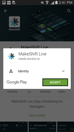 Accept MakeShift