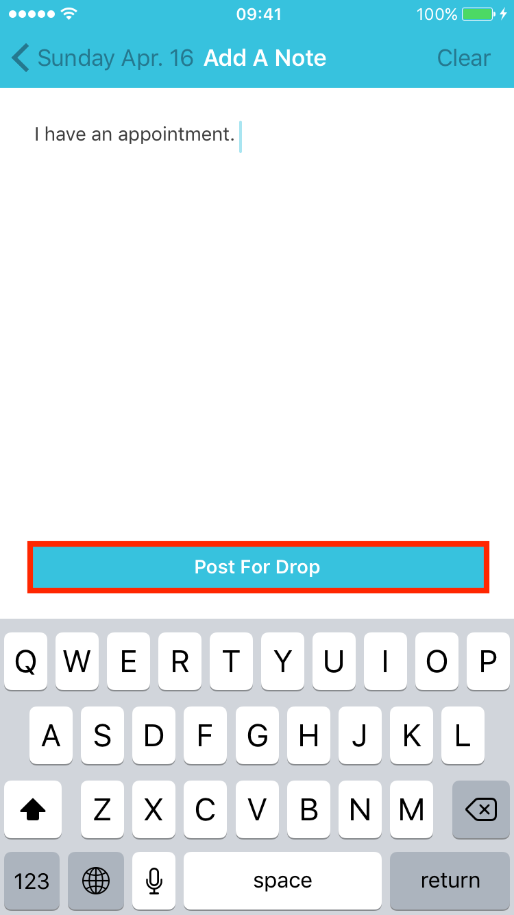 How to Post a Shift for Drop