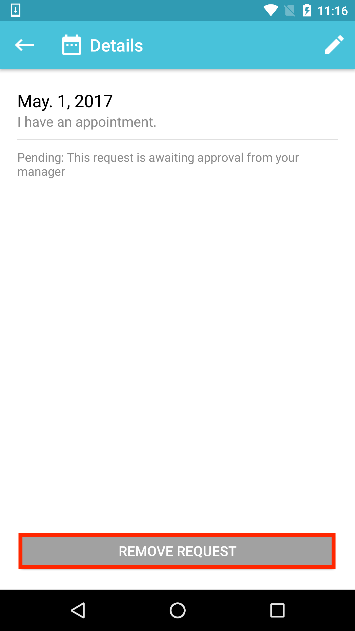 How to Remove a Time Off Request