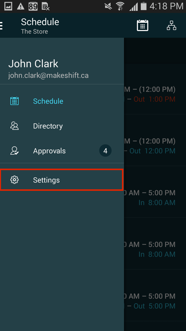Setting Notification Preferences