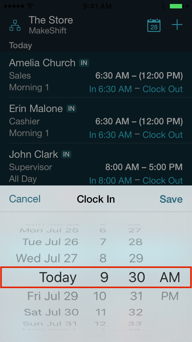 Time In Time Out Clock Editing Employee Clock In/Out Times