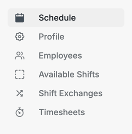 Department Profile - Schedule