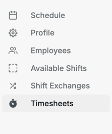 Department Profile - Timesheets